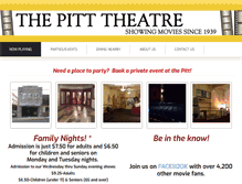 Tablet Screenshot of pitttheater.com